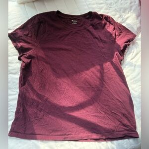 Madewell Rich Burgundy Tee